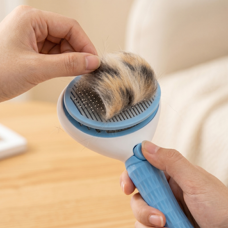 Tidy Fur | Easy-Clean Grooming Brush