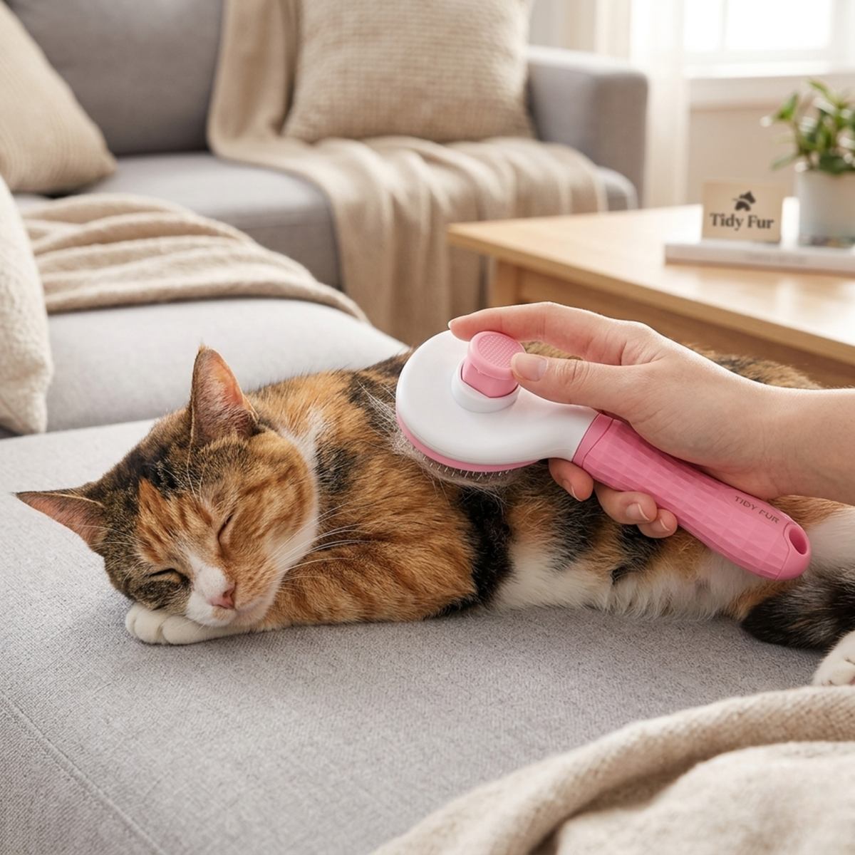 Tidy Fur | Easy-Clean Grooming Brush