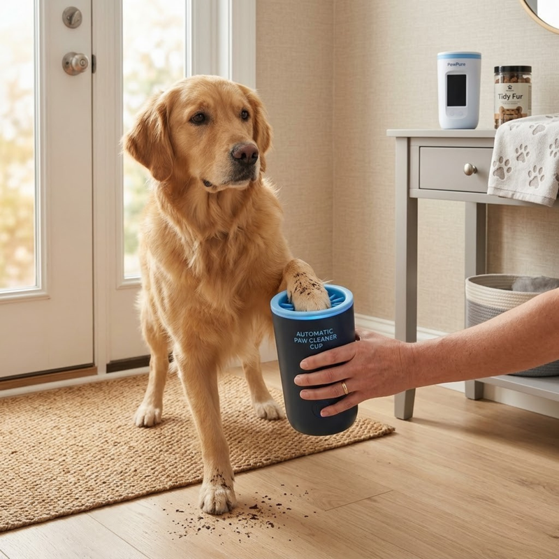 Tidy Fur | Auto Paw Cleaner Pro+